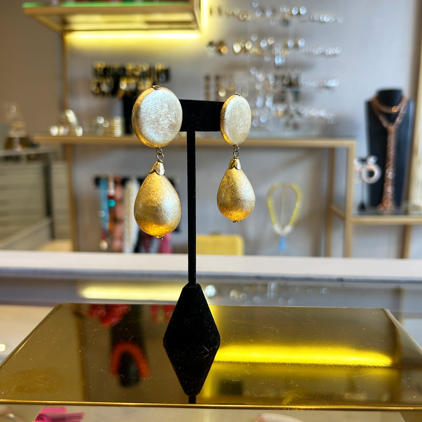 Aros dorados gota