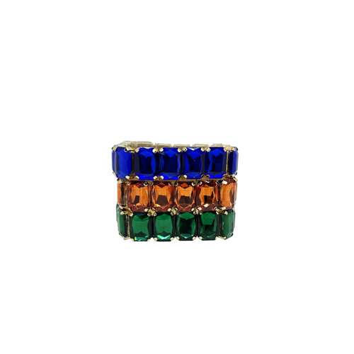 pulsera elastica de cristales