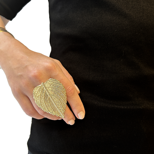 Anillo hoja