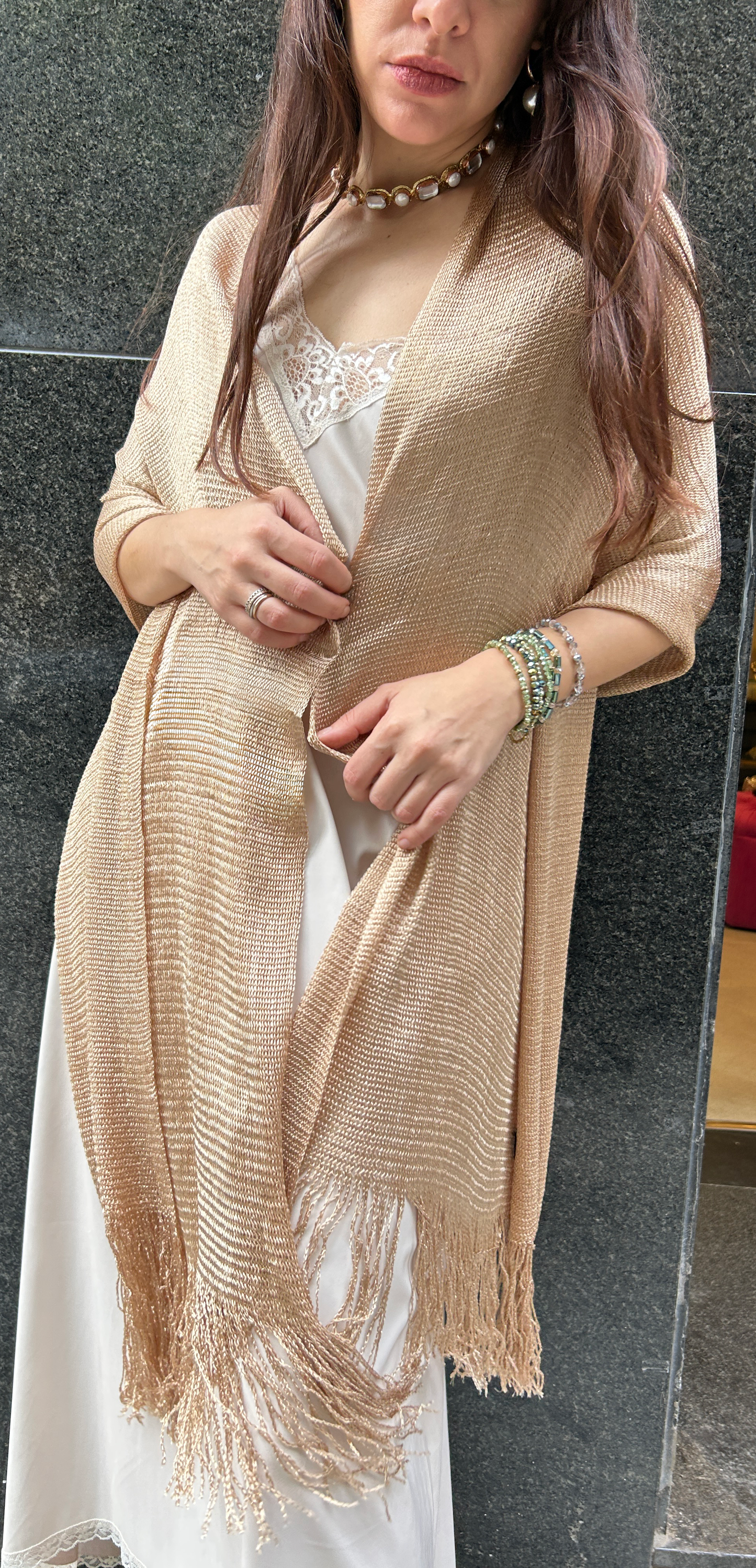 Chal de lurex