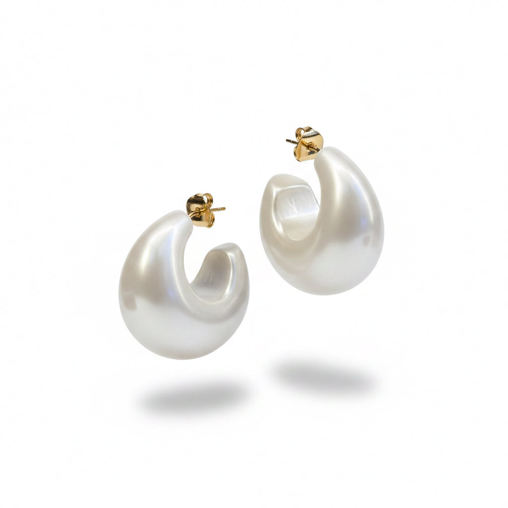 argollas de perlas