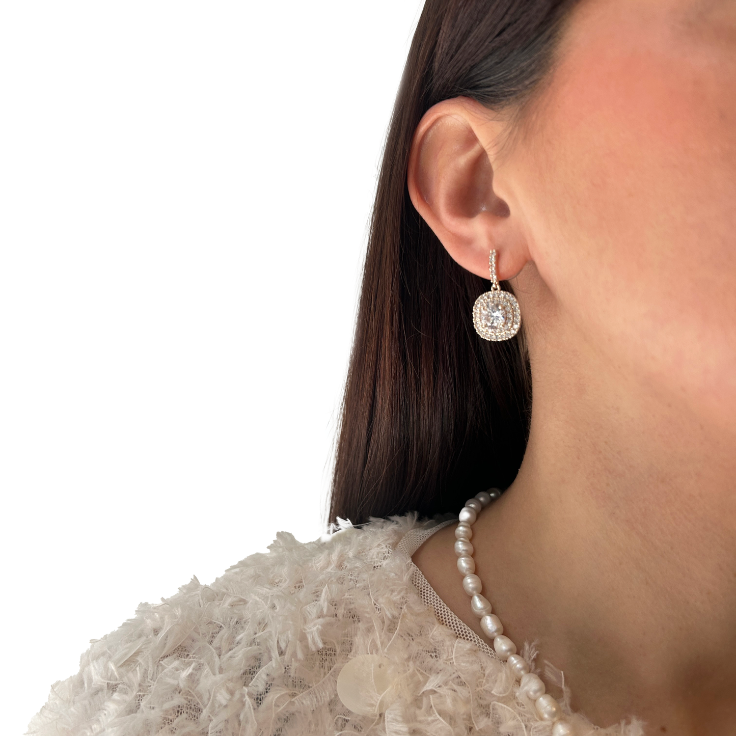 Aros zirconia dije cuadrado