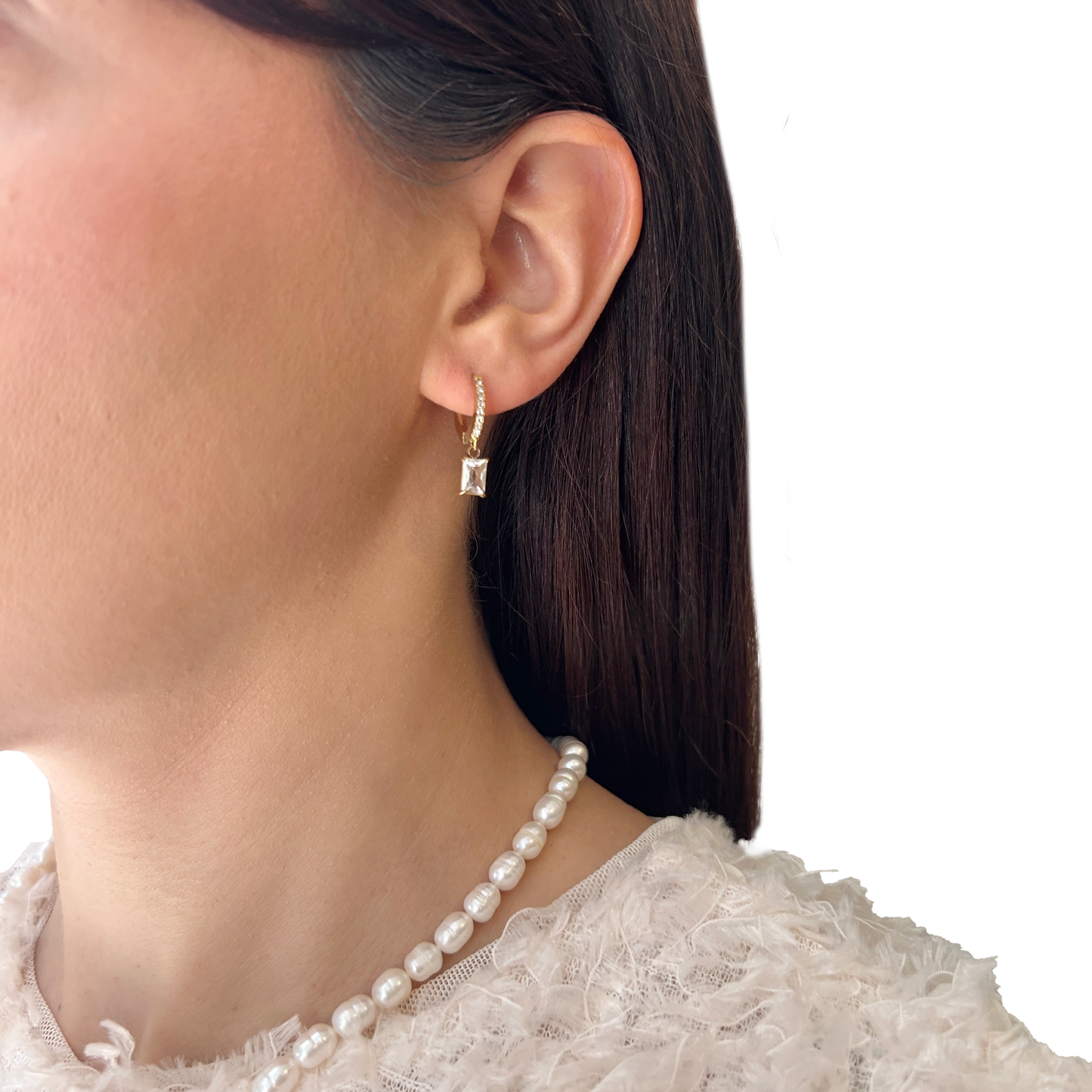 Argollas dije zirconia