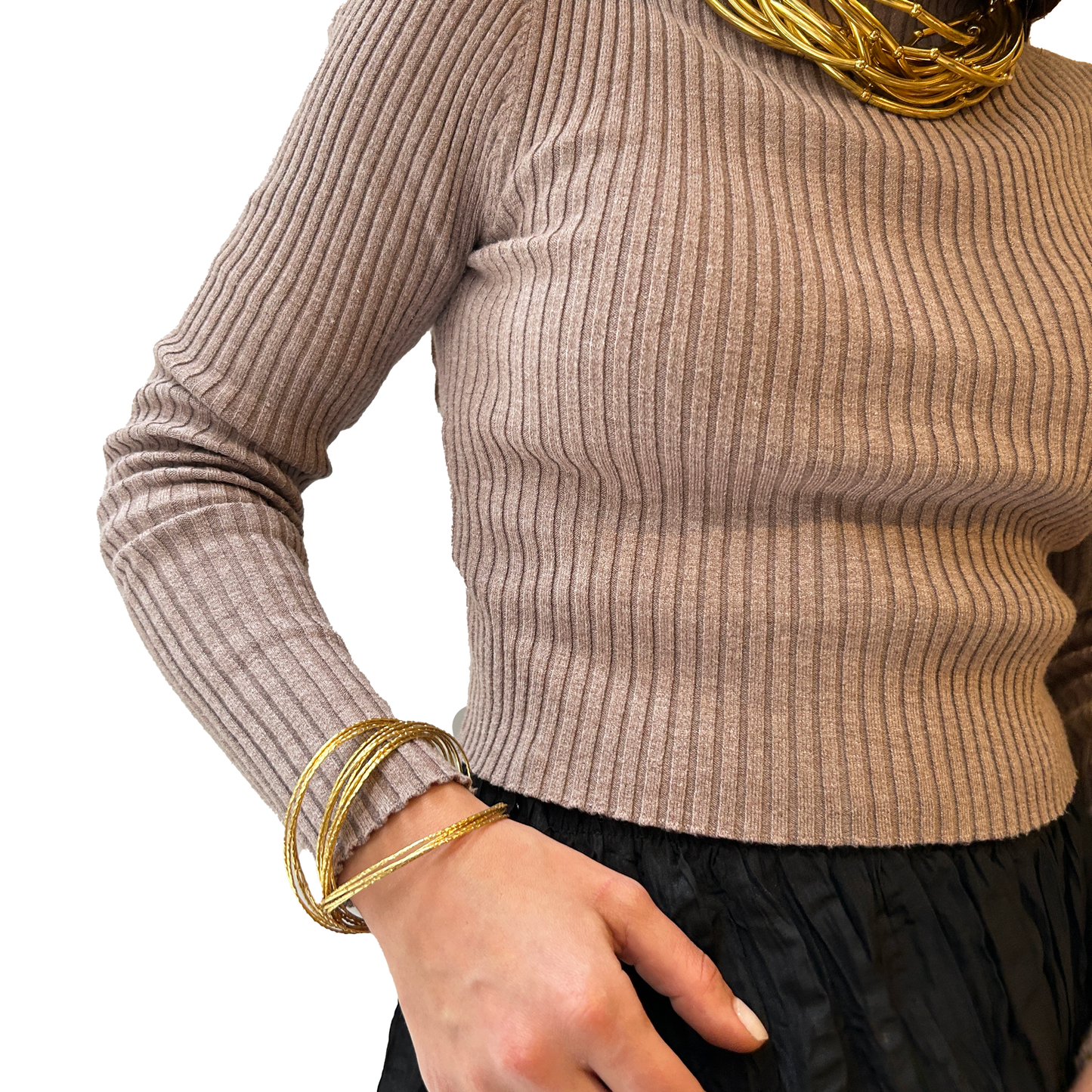 Pulsera mil vueltas bronce
