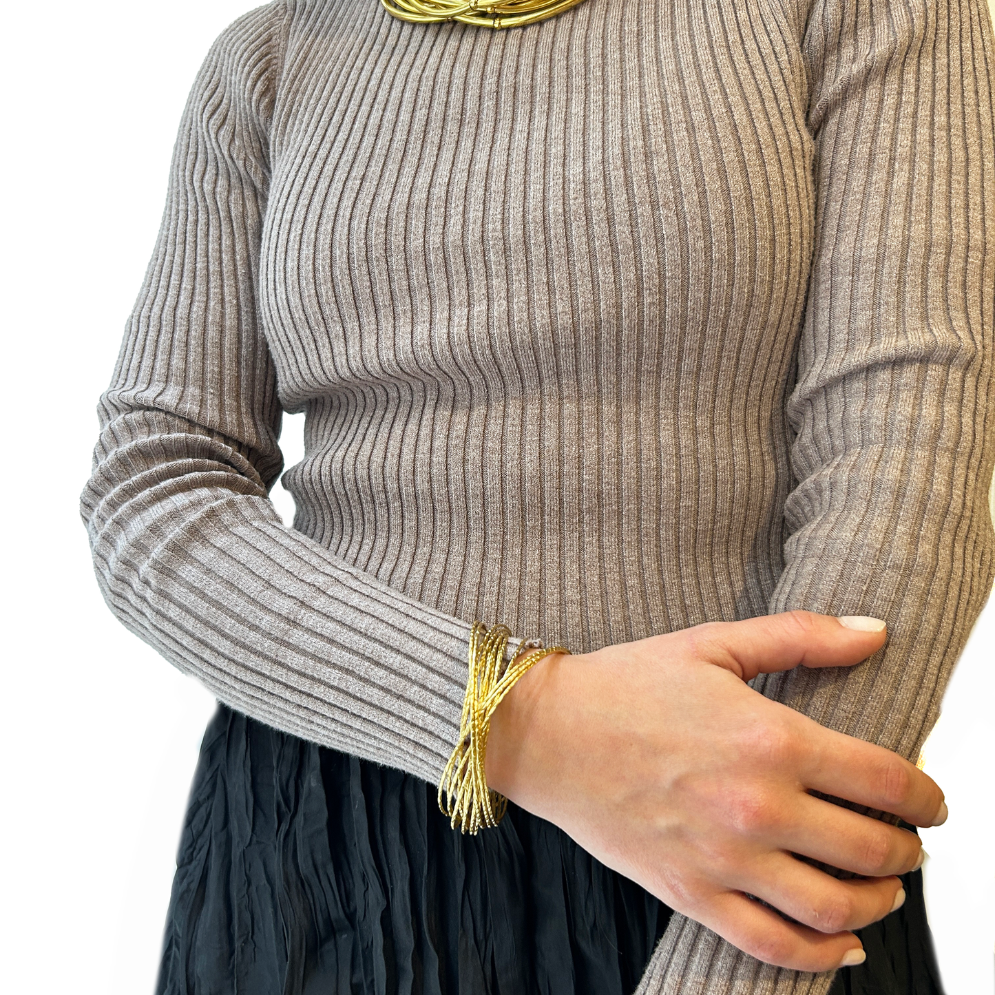 Pulsera mil vueltas bronce