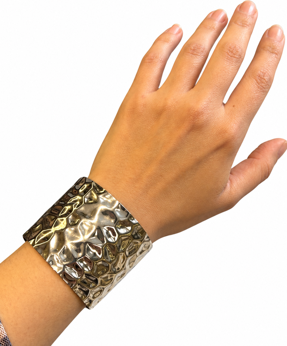 Pulsera martele plateada