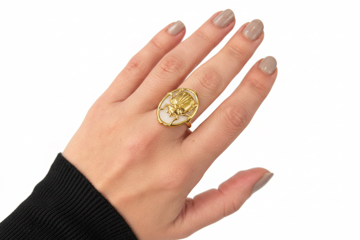Anillo escarabajo