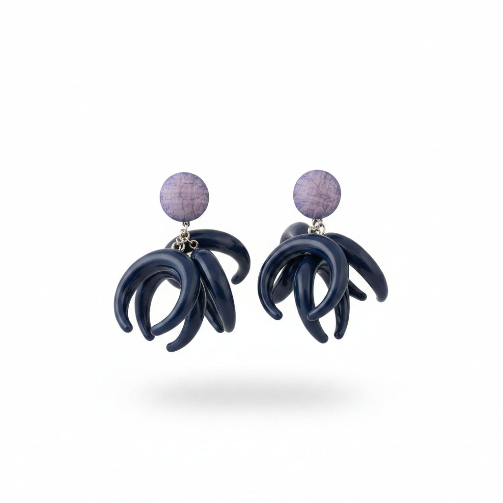 Aros con volumen azul
