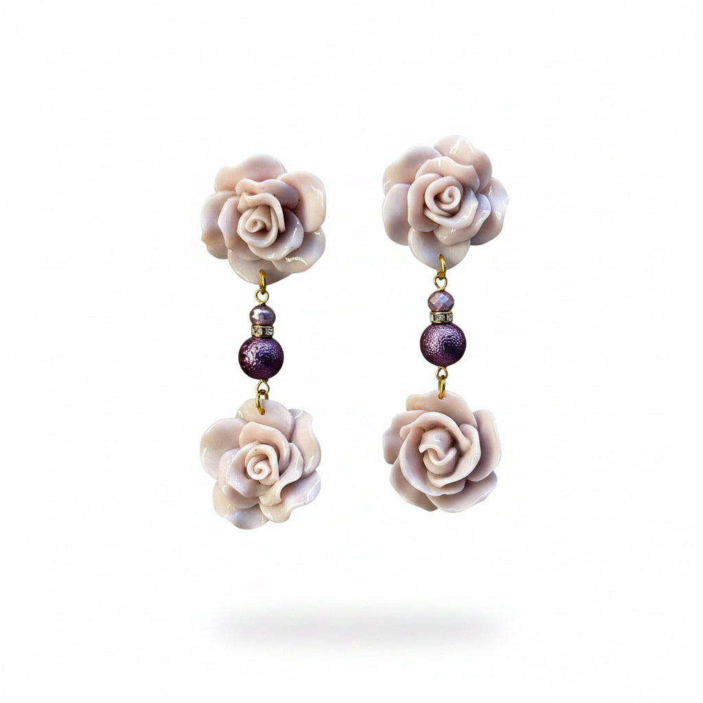 aros flores de lila