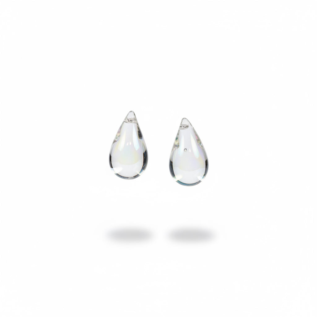Aros gota transparente