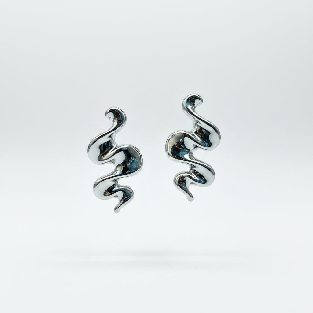 aros de acero plateados