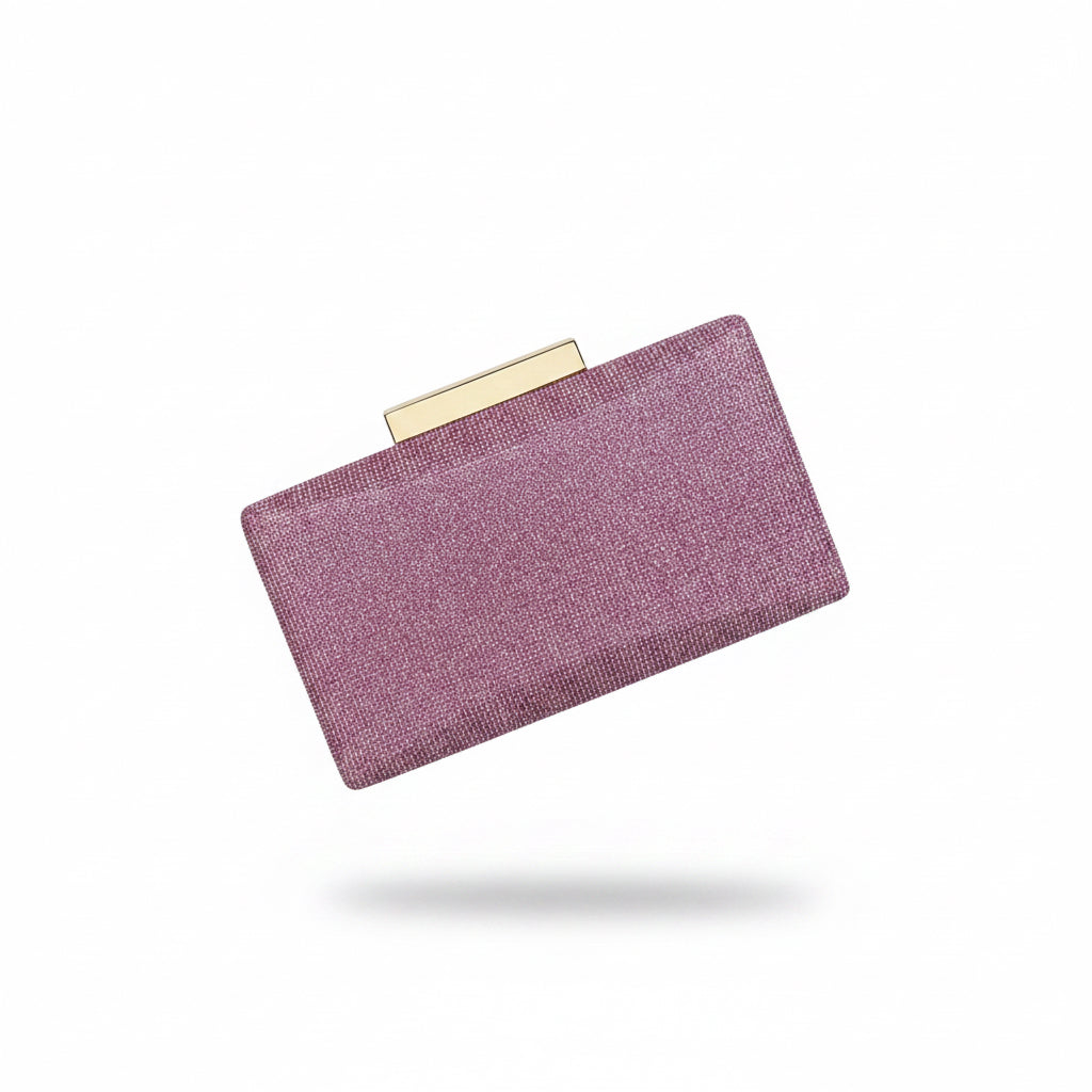 Clutch rosa brillante