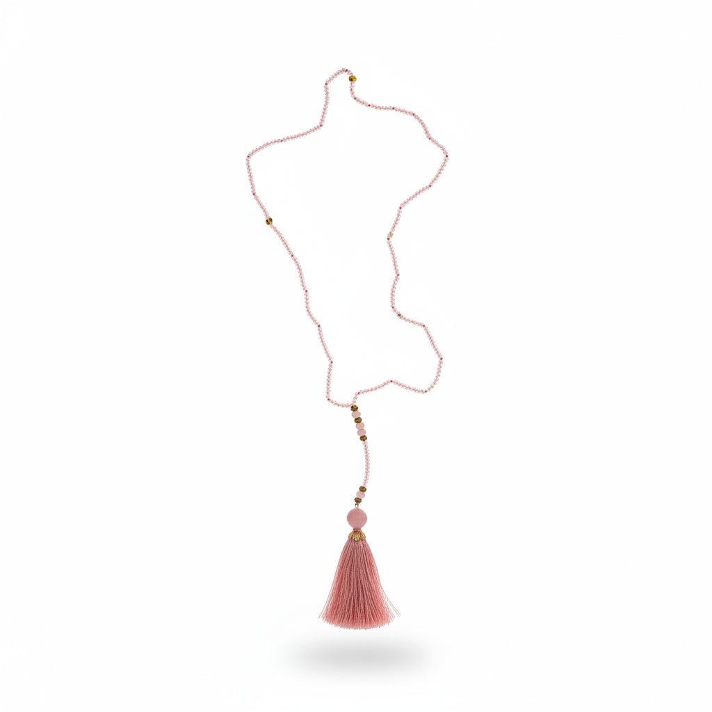 Collar cristal rosa