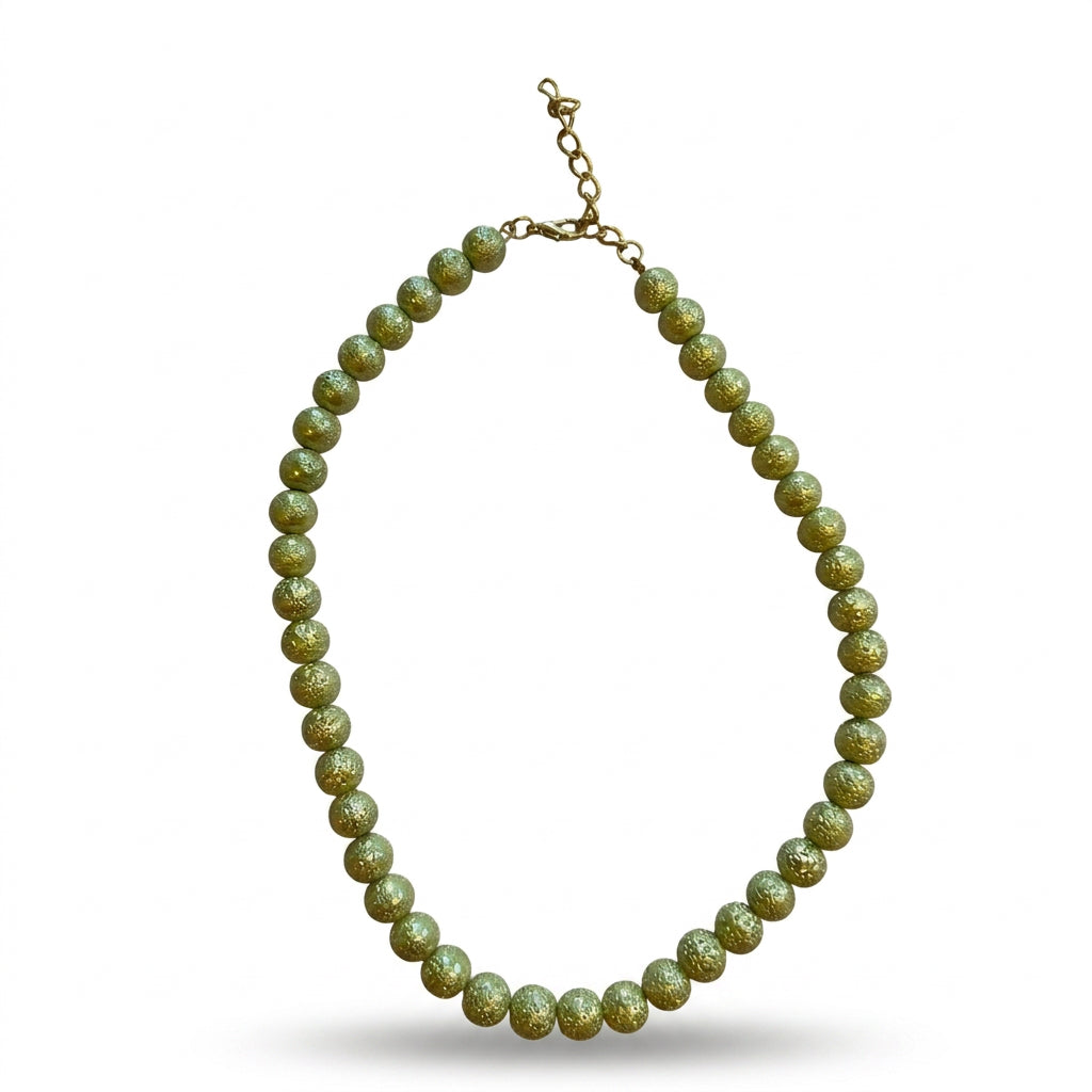 Collar verde lima