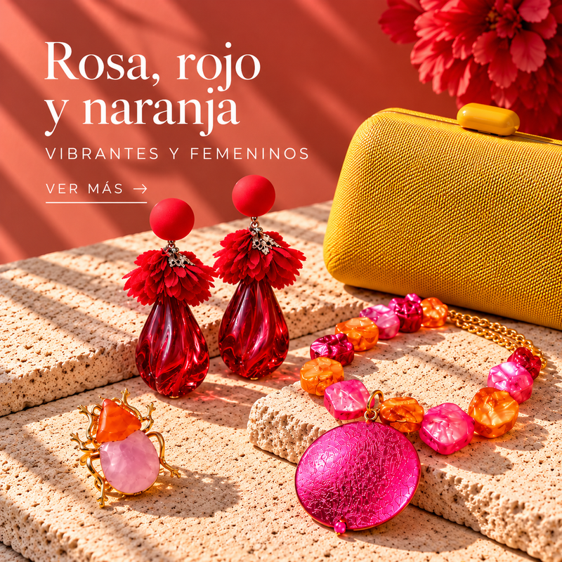 Rosa, Rojo y Naranja