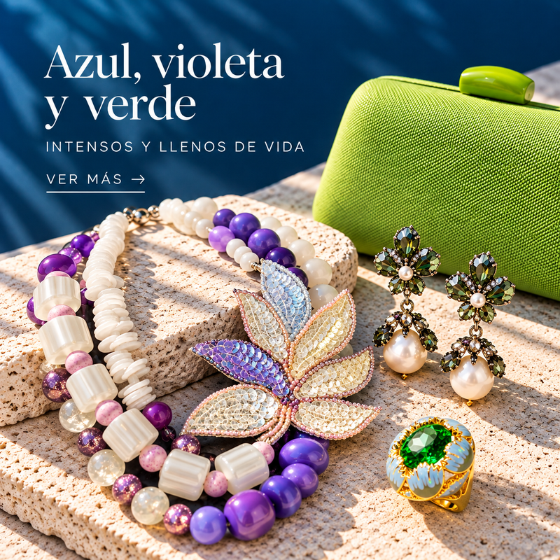 Azul, Violeta y Verde