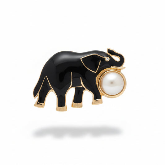 broche de elefante 
