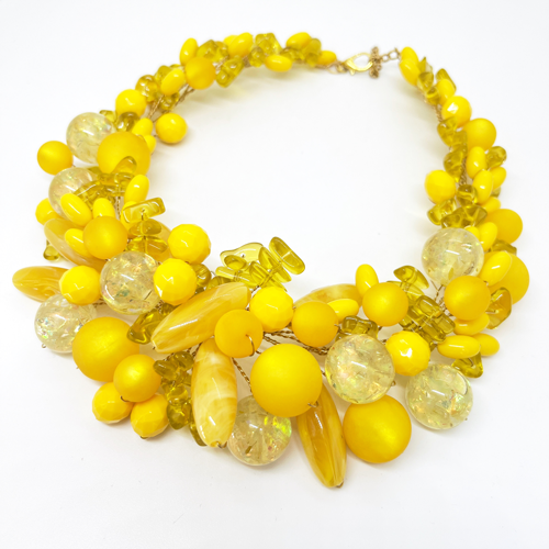 Collar "RAMA" amarillo