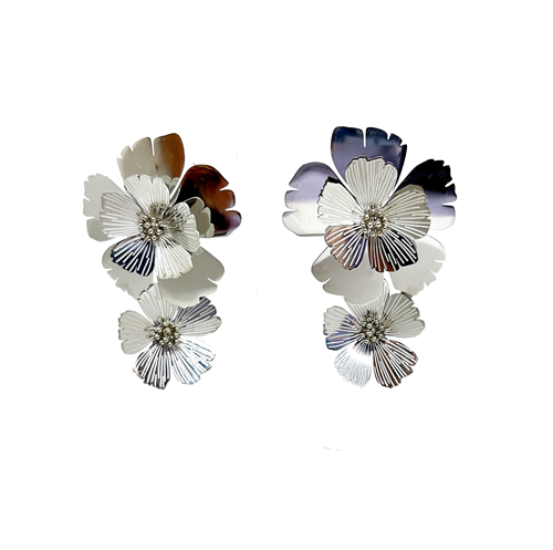 Double Flower earrings