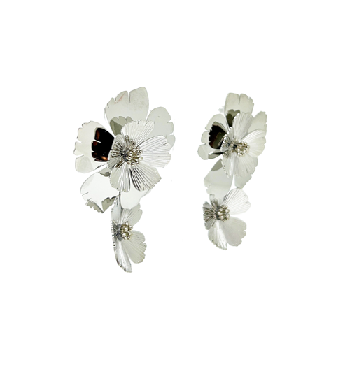 Aros doble flor