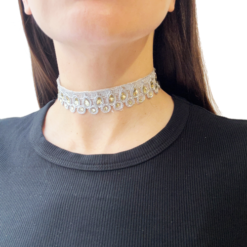 Choker de encaje