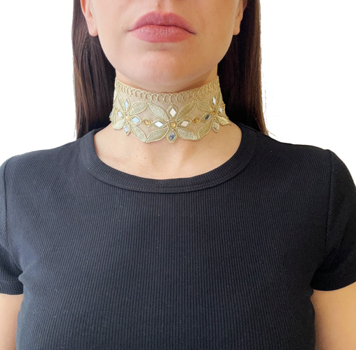 Choker de encaje