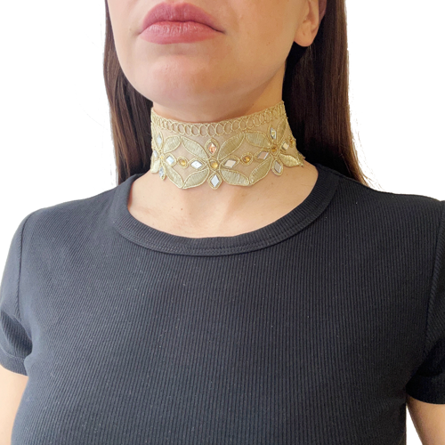 Choker de encaje