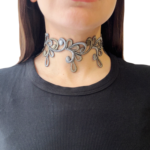 Choker de encaje