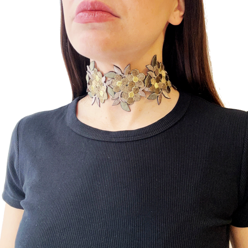 Choker de encaje