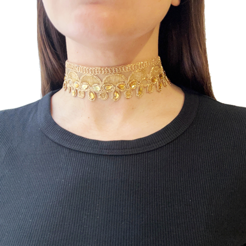 Choker de encaje