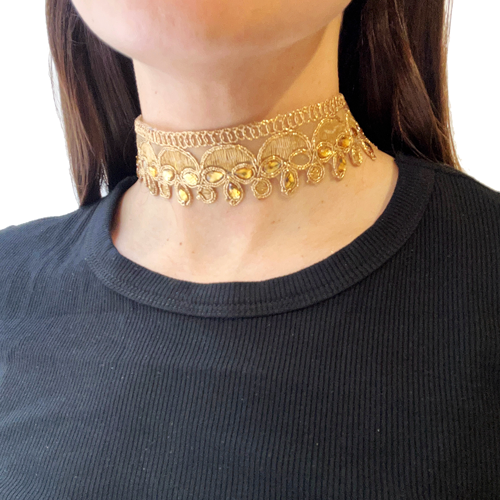 Choker de encaje