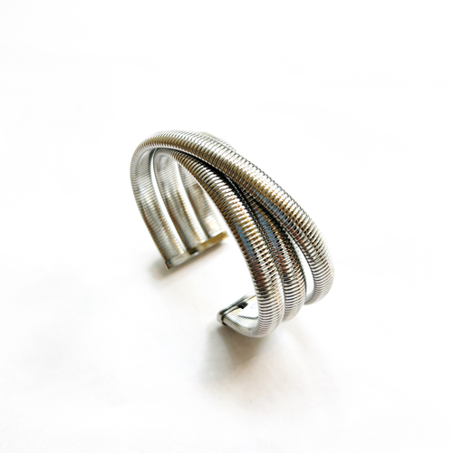 PULSERA DE ACERO PLATEDA
