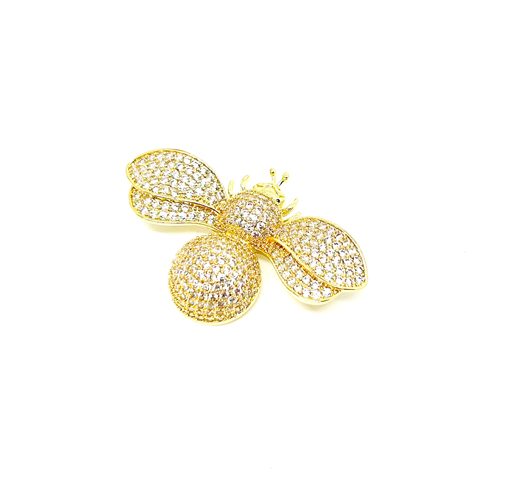 Broche mosca zirconia