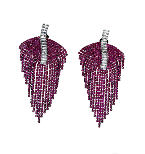 Aros lluvia de zirconia
