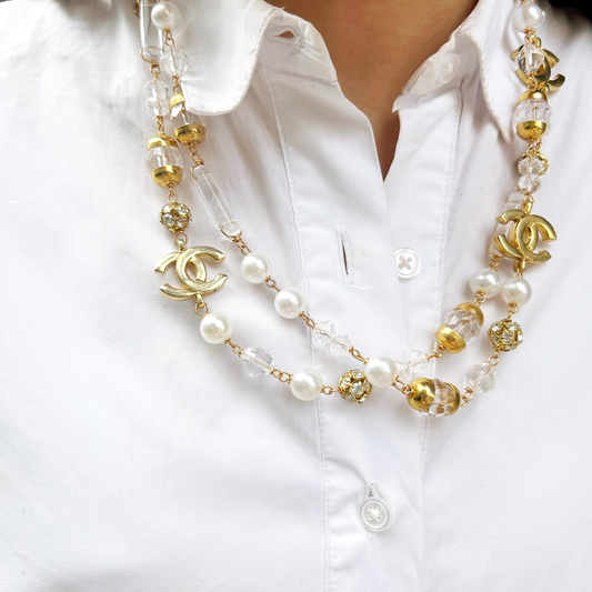 Collar largo de crisral Swavksi 