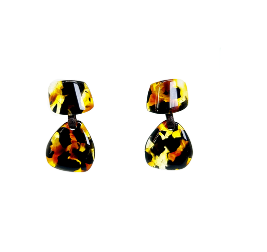 aros de resina carey
