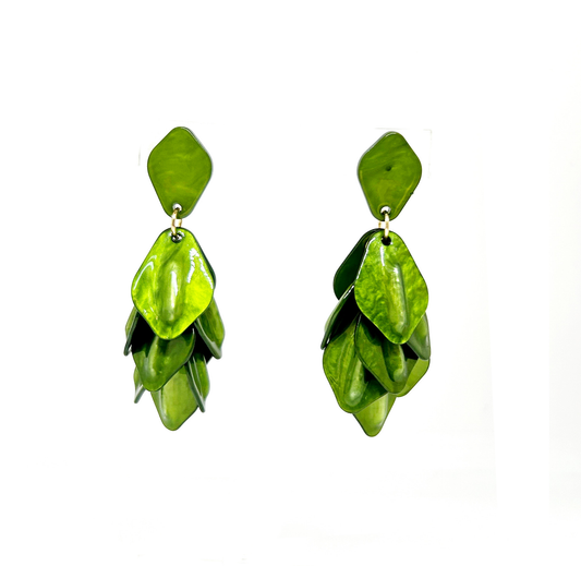 aros de hojas de resinas 
