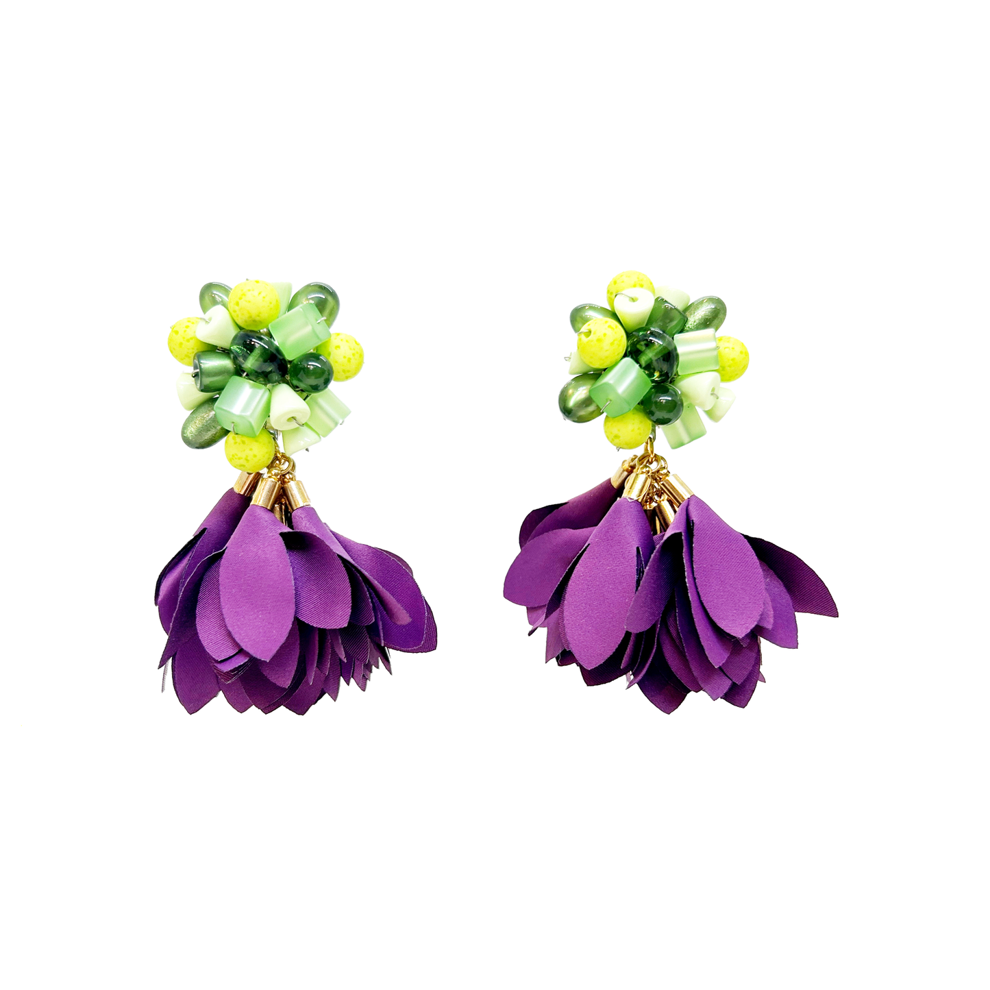 Aros pétalos de tela