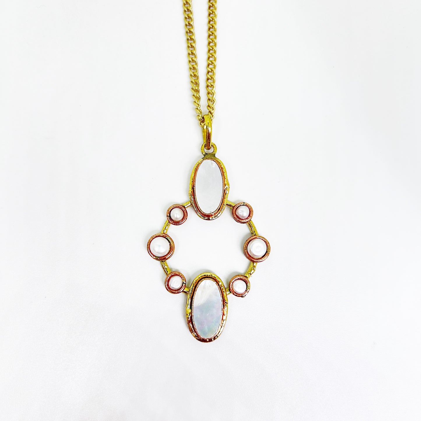 collar dije de nacar 