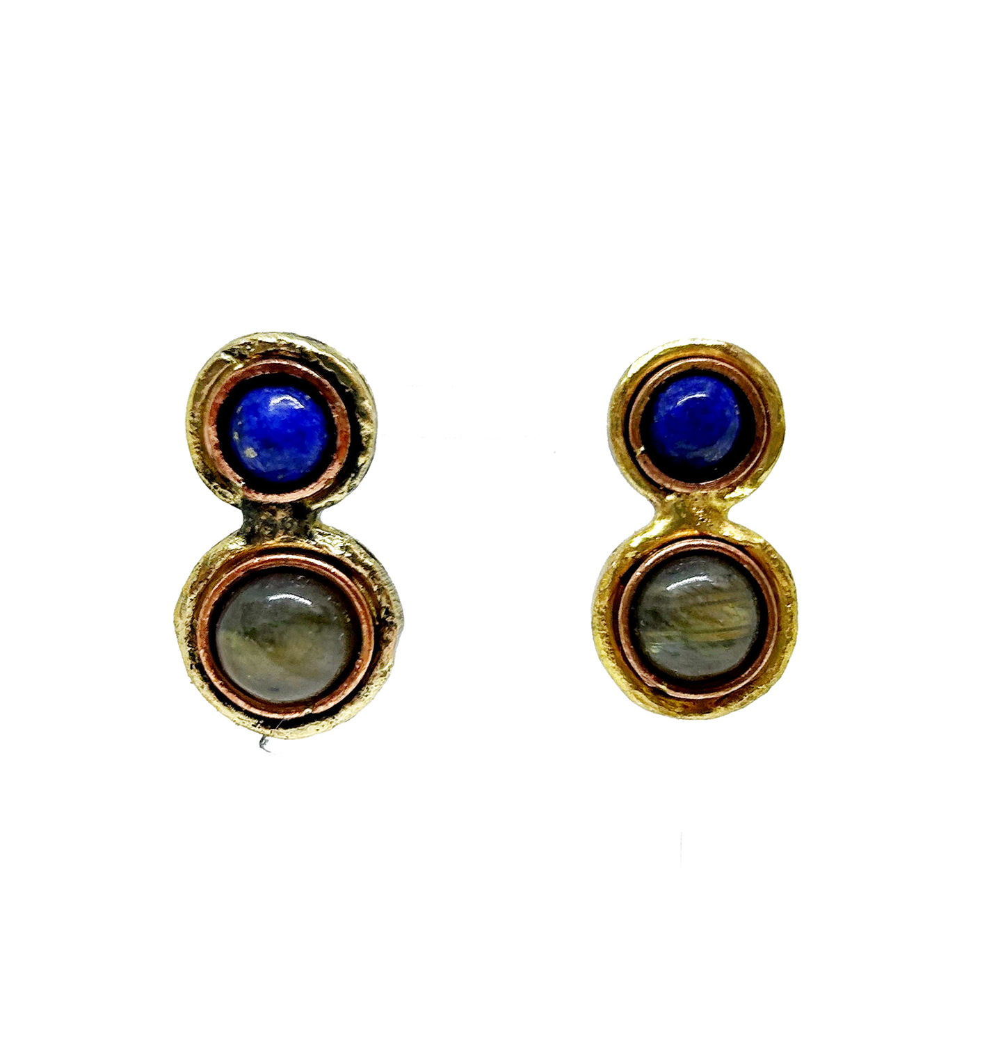 Aros piedra doble pequeños