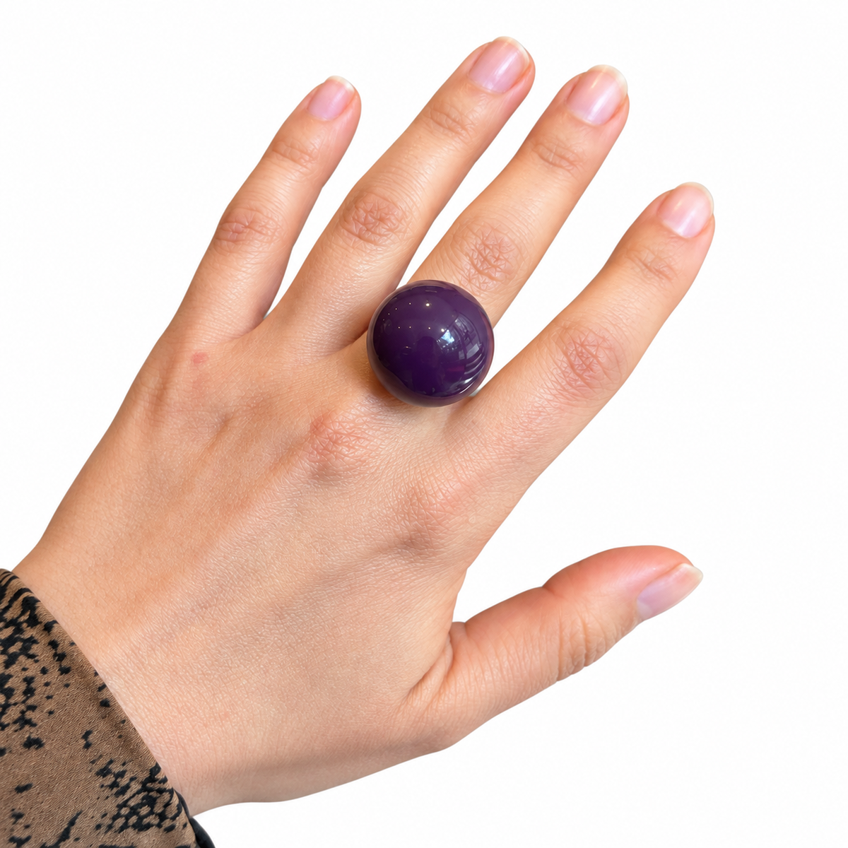 Anillo esfera de resina