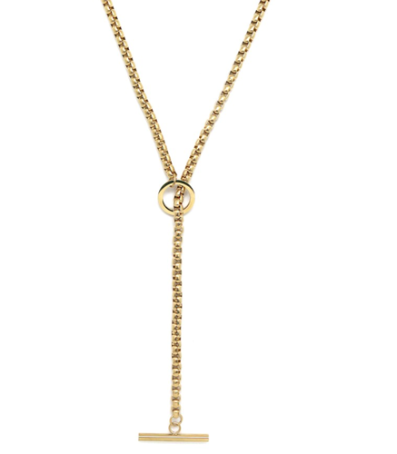 Collar corbatero dorado