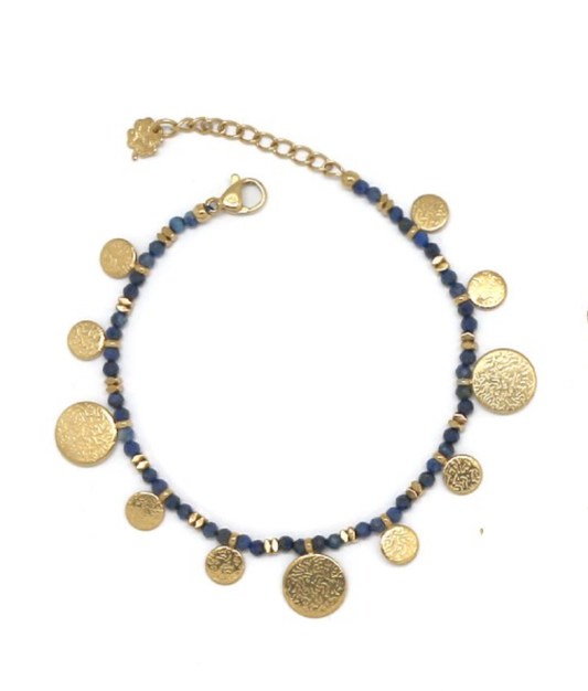 Pulsera dijes círculos