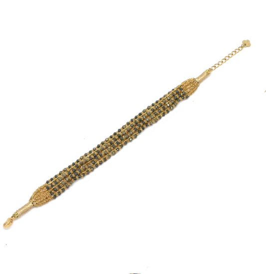 Pulsera piedras naturales con hilo