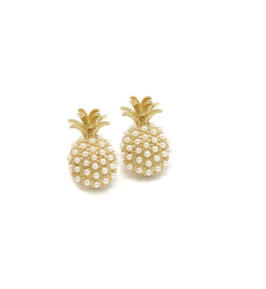 Aros anana de perla