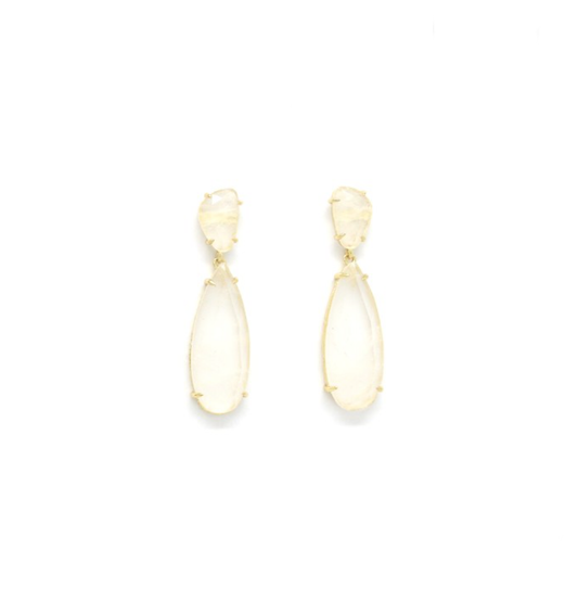 aros de cuarzo blanco