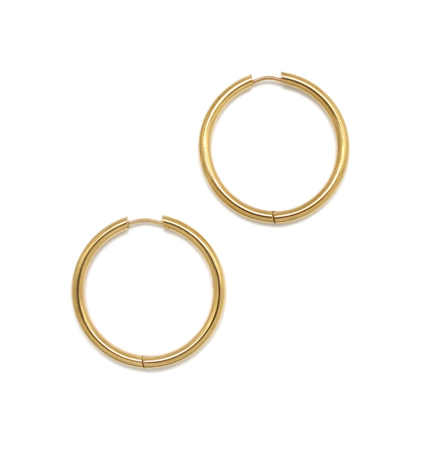 Argollas doradas 3,5 cm