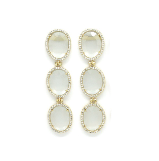 aros cuarzo blanco