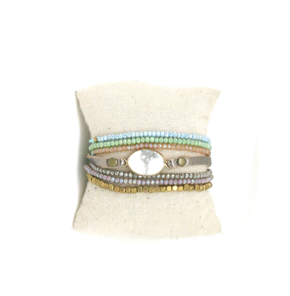 Pulsera colores pasteles