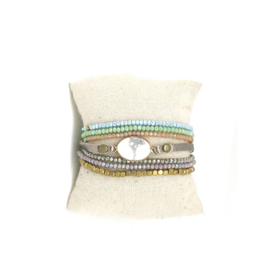 Pulsera colores pasteles